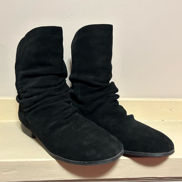 Sam&Libby Leather Suede Short Ankle Boots - Picture 3 of 11